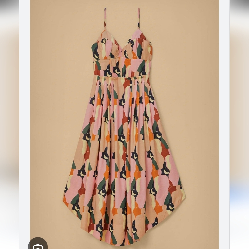 FARM RioThe Kiss Printed Maxi Dress Size S - Picture 2 of 16